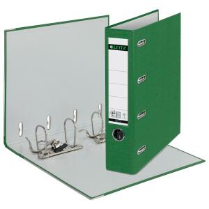 LEITZ 1012 PlastikDoppelordner 2x A5 quer 75 mm grün