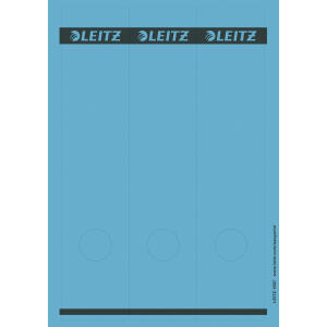 LEITZ 1687 PCbeschriftbare Rückenschilder Papier lang/breit 75 Stück blau