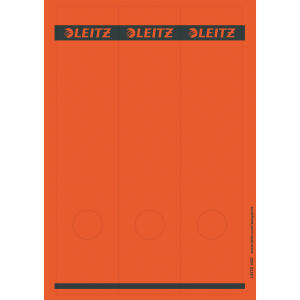 LEITZ 1687 PCbeschriftbare Rückenschilder Papier lang/breit 75 Stück rot
