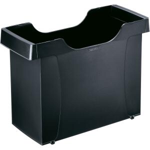 LEITZ 1908 Hängemappenbox UniBox Plus für Hängemappen A4 Polystyrol schwarz