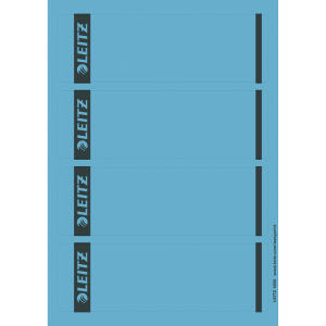 LEITZ 1685 PCbeschriftbare Rückenschilder Papier kurz/breit100 Stück blau
