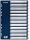 LEITZ Register A4 112 weiß mit blauem Deckblatt (Pappe)