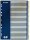 LEITZ Register A4 131 weiß mit blauem Deckblatt (Pappe)