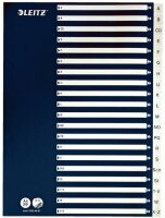 LEITZ Register A4 AZ weiß mit blauem Deckblatt (Pappe)