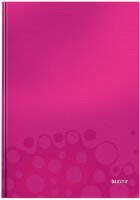 LEITZ 46261023 Notizbuch A4 WOW kar. pinkNotizbuch A4...