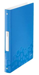 Ringbuch WOW A4 PP 4Ringe Ø 25mm blau metallic