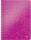 LEITZ Collegeblock A4 Wow pink metal Kollegblock WOW holzfrei chlorarm gebl