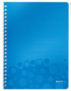 LEITZ Collegeblock A4 Wow blau metal Kollegblock WOW holzfrei chlorarm gebl