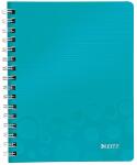 Collegeblock WOW A5 PP-Einband liniert eisblau metallic