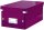 Archivbox Click und Store DVD Graukarton violett