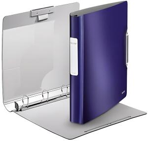LEITZ Ringbuch Active Style SoftCli ck A4 titan-blau (80424569)