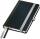 LEITZ Notizbuch Style A6 kar. satin schwarz Notizbuch Style A6 kariert mit festem