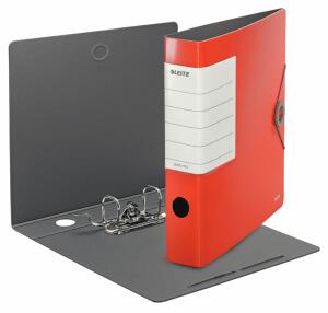 LEITZ Ordner Solid A4 6cm hellrot QualitätsOrdner Solid schmal mit