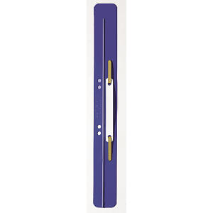 LEITZ Heftstreifen PP 3.5x31cm 25ST blau 37110035 m. Kunststoffdeckleist