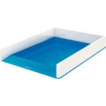 LEITZ Briefkorb WOW A4 weiß/blau metallic Briefkorb...