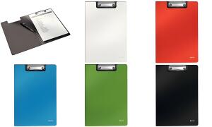 LEITZ Klemmbrett-Mappe Solid DIN A 4 Polyfoam schwarz (80396296)