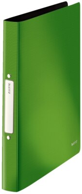 LEITZ 4566 Ringbuch Solid A4 PP 2 Ringe 25 mm hellgrün