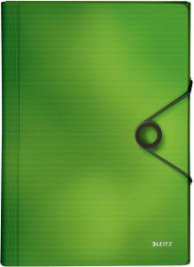 LEITZ 4579 Fächermappe Solid 6 Fächer A4 250Blatt PP hellgrün