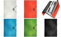 LEITZ 4579 Fächermappe Solid 6 Fächer A4...