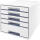 LEITZ Schubladenbox WOW CUBE perlweiß Schubladenbox WOW CUBE mit 5 Schu