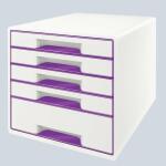 LEITZ Schubladenbox WOW CUBE violett metallic 52142062 5...