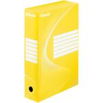 ESSELTE ArchivSchachtel DIN A4 Rückenbreite 8cm gelb