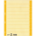 ESSELTE Trennblatt A4 gelb Trennblatt A4 Tabe und Lochran