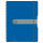 Herlitz Spiralblock to go A4 80Bl blau schwarz Sonderlineatur kariert