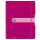 Herlitz Spiralblock to go A4 80Bl beere schwarz Sonderlineatur kariert