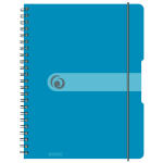 Herlitz Spiralblock to go A4 80Bl tr.blau Sonderlineatur...