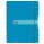 Herlitz Spiralblock to go A4 80Bl tr.blau Sonderlineatur kariert