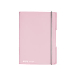 Herlitz Notizheft flex PP A5,40 Blatt,kar. rosé, my.book