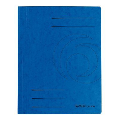HLZ Schnellhefter Karton A4 blau