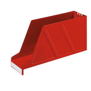 LEITZ 2427 Stehsammler Standard A4 quer Polystyrol rot