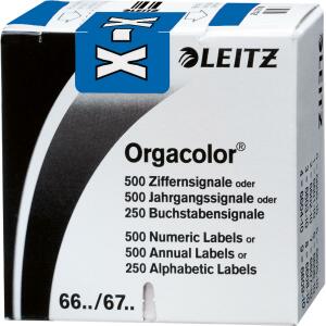 LEITZ 66331000 Buchstabensignalx250St dblau