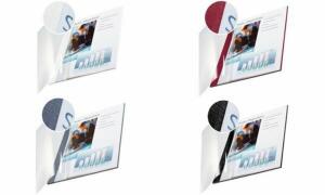 LEITZ 73980001 3.5mm 10St Buchbindemappe A4 weißZubehör f. ImpressBind Buchbindegerät28073880000 Rückenbreite: 35mm Kapazi