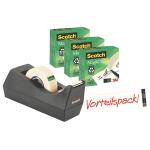 Scotch Tischabroller - inkl. 3 Rollen Magic™ Tape 810, schwarz