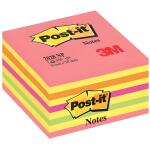 Post-it Haftnotiz-Würfel - 76 x 76 mm, neonpink
