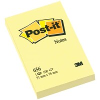 Haftnotizblock 51x76mm gelb POST IT 656  100Bl