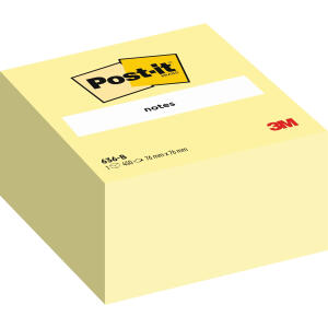 Post-it Haftnotiz-Würfel - 76 x 76 mm, gelb