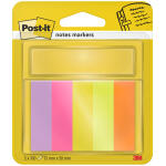 Post-it Page Marker Neon - 15 x 50 mm, 5x 100 Streifen