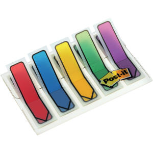 Post-it Index Pfeile  - 11,9 x 43,2 mm, sortiert, 5x 20 Pfeile im Etui