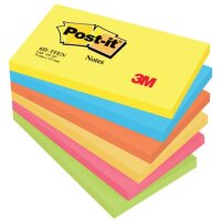 Post-it Haftnotizen Active Collection - 76 x 127 mm, 6x...