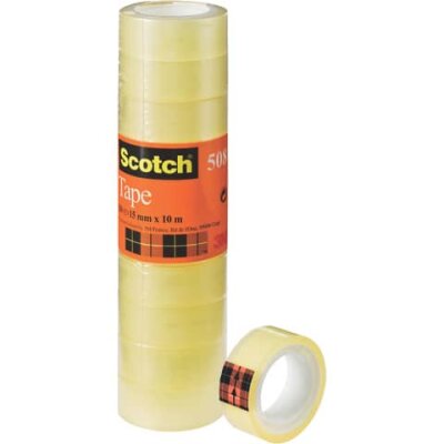 Klebefilm 15mmx10m transparent SCOTCH 5081510  10RL