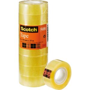 Klebefilm 8RL transparent SCOTCH 5081933   19 mm 33 m