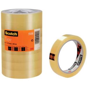 Klebefilm 8RL transparent SCOTCH 5081966   19 mm 66 m