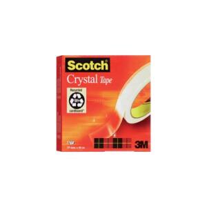 Scotch Klebeband Crystal Clear 600, Zellulose Acetat, 66 m x 19 mm