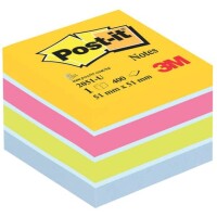 Post-it Haftnotiz-Würfel Mini - 51 x 51 mm,...