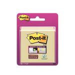 Post-it SuperSticky Haftnotiz Würfel, 70 g, 76 x 76 mm, gelb, 270 Bl
