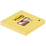 Post-it® Haftnotiz Super Sticky Notes 76 x 76 mm (B x H) gelb 90 Bl.
